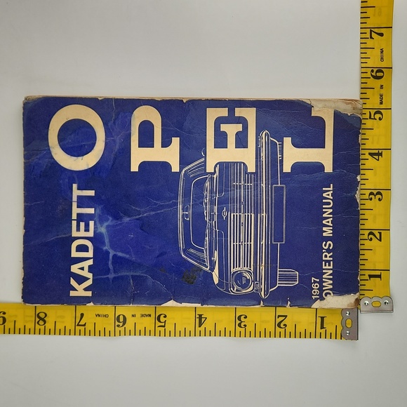 1967 Opel Kadett Owner's Manual VUC - Picture 12 of 13